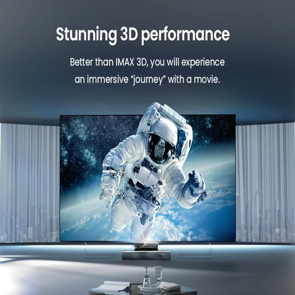 Фото Лазерный проектор AWOL VISION LTV 3000 Pro UHD 4K с ультракоротким фокусом для домашнего кинотеатра и просмотра видео 4K №4
