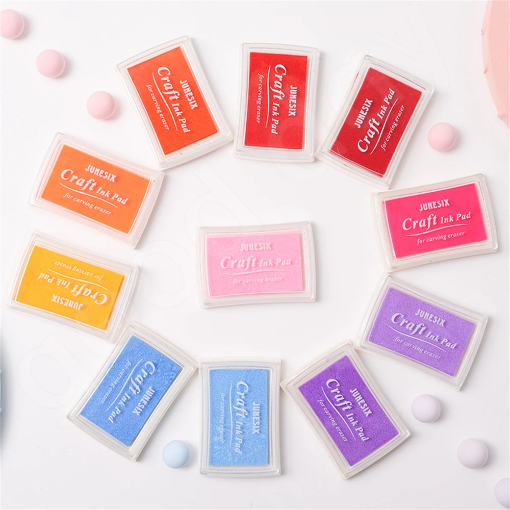 

20 Colors Ink pad Handmade DIY Craft Oil Based Ink Pad for Fabric Wood Paper Scrapbooking Ink pad Finger Painting