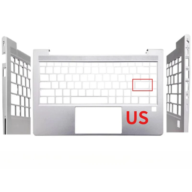 Фото Новая крышка для ноутбука HP Elitebook 640 645 G9 G10: задняя крышка ЖК-дисплея/накладка на пальцы/клавиатура/нижняя крышка/верхняя крышка, серебристая №4