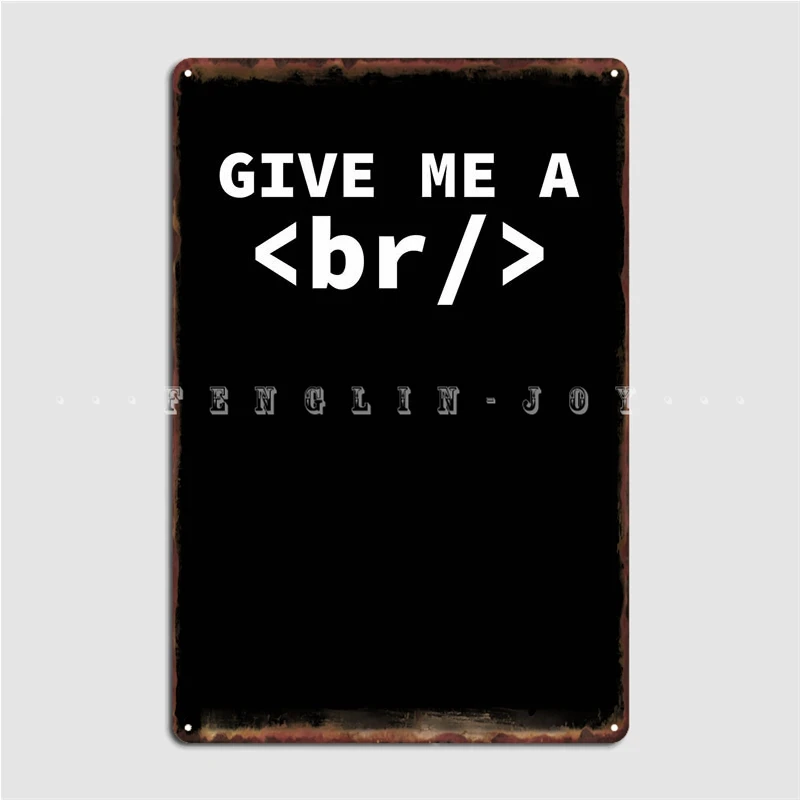 

Веб-разработчик, Html металлический плакат с табличкой, настенный паб, Классический Настенный декор, оловянный плакат