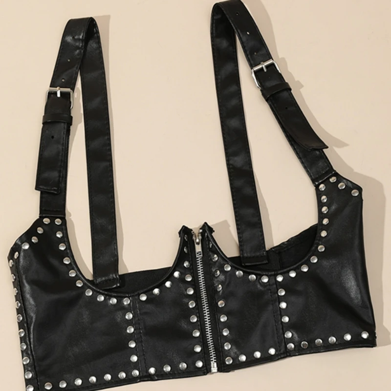 

All-match Women Corset with Zipper Closure Woman Suspenders Slim Wrap Supplies