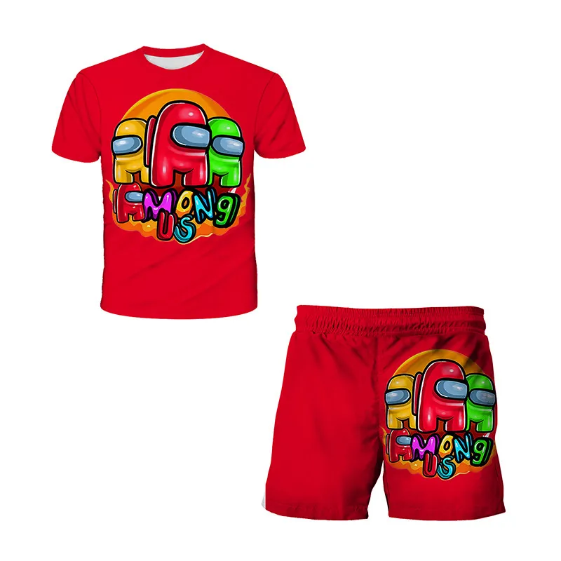 

Детский летний костюм-двойка, футболка и шорты