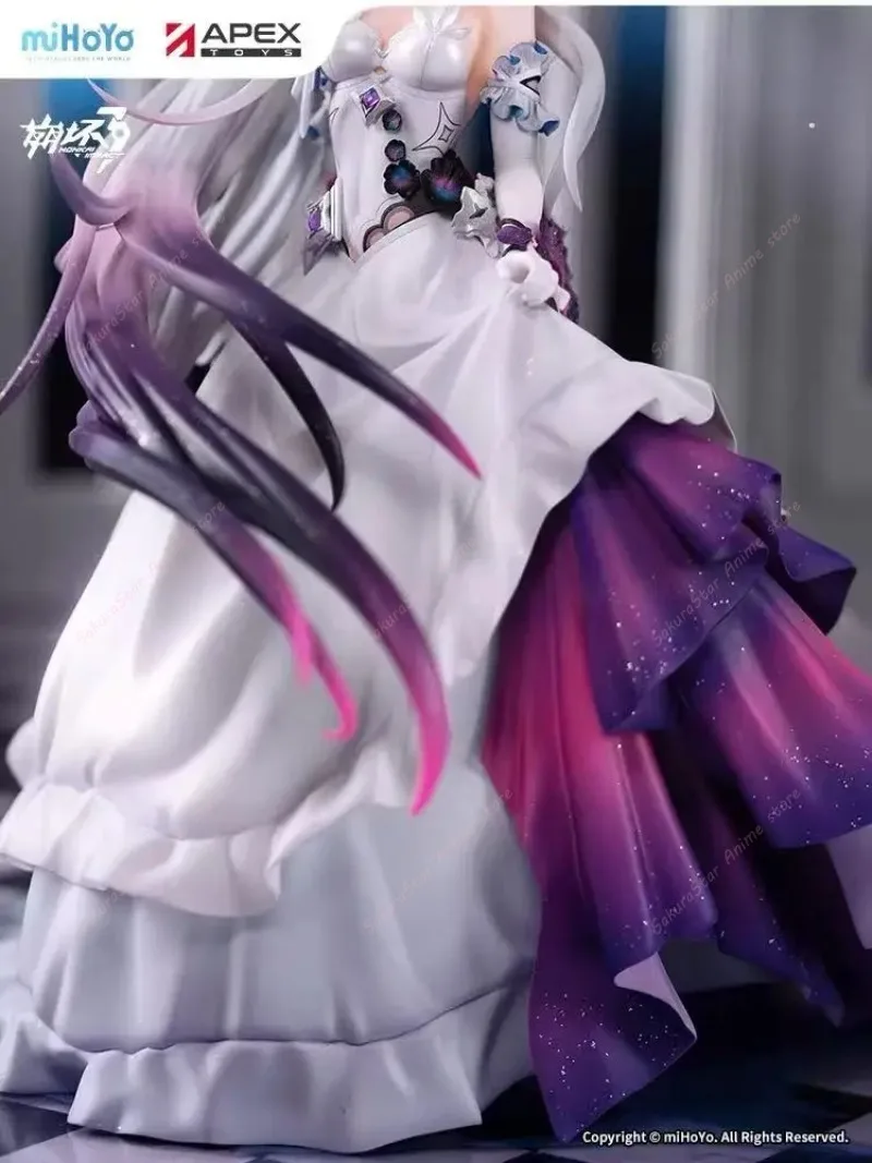 Фото В наличии [APEX/miHoYo] Honkai Impact 3rd Kiana Night Invite Ver.1/7 Элегантное свадебное платье, фигурка из ПВХ, коллекционная игрушка, подарок для хобби. №3