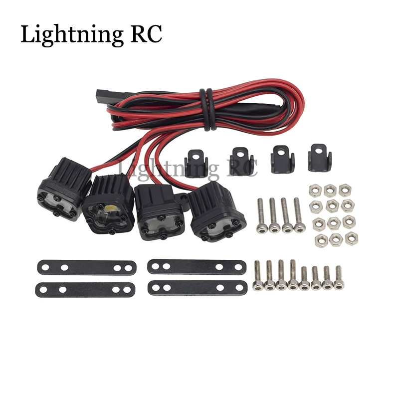 

RC Car Spot Light Led Lights For Rock Crawler TRX4 SCX10 90046 TRX6 Wraith RR10 MST Redcat