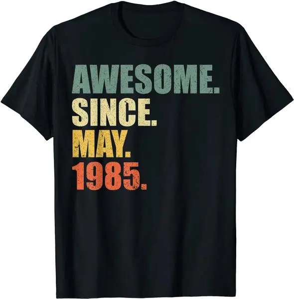 

Awesome since May 1985 T-Shirt Vintage 34th Birthday gift