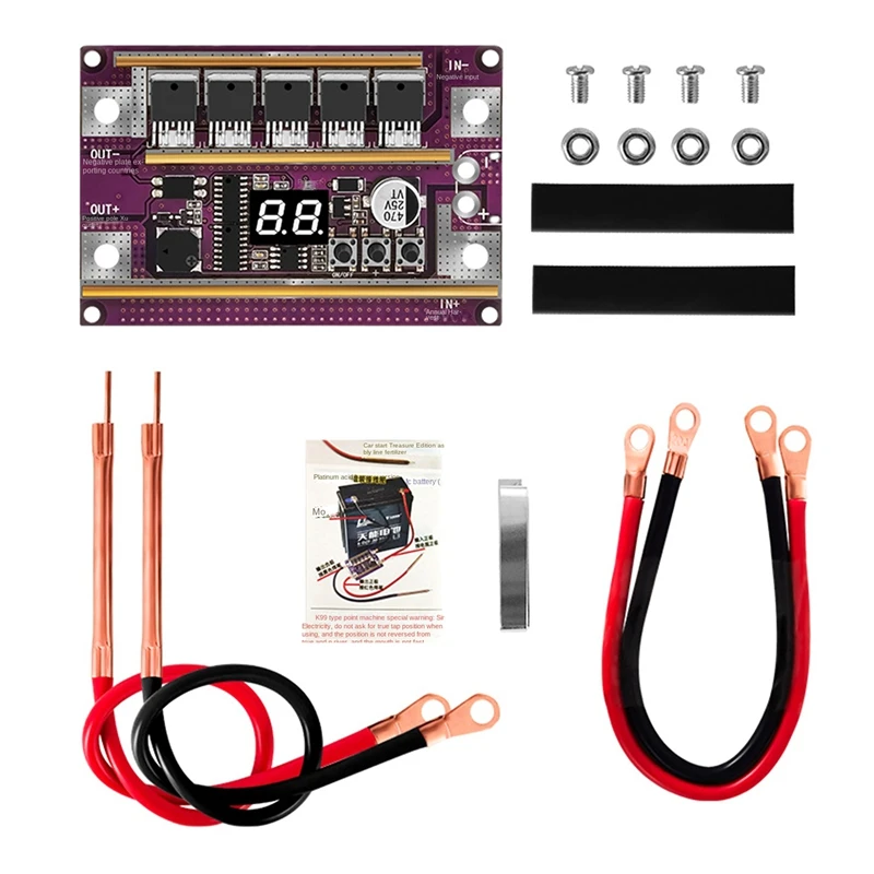 

K99 Lithium Battery 12V Spot Welding Machine Full Set Of Accessories Circuit Control Motherboard