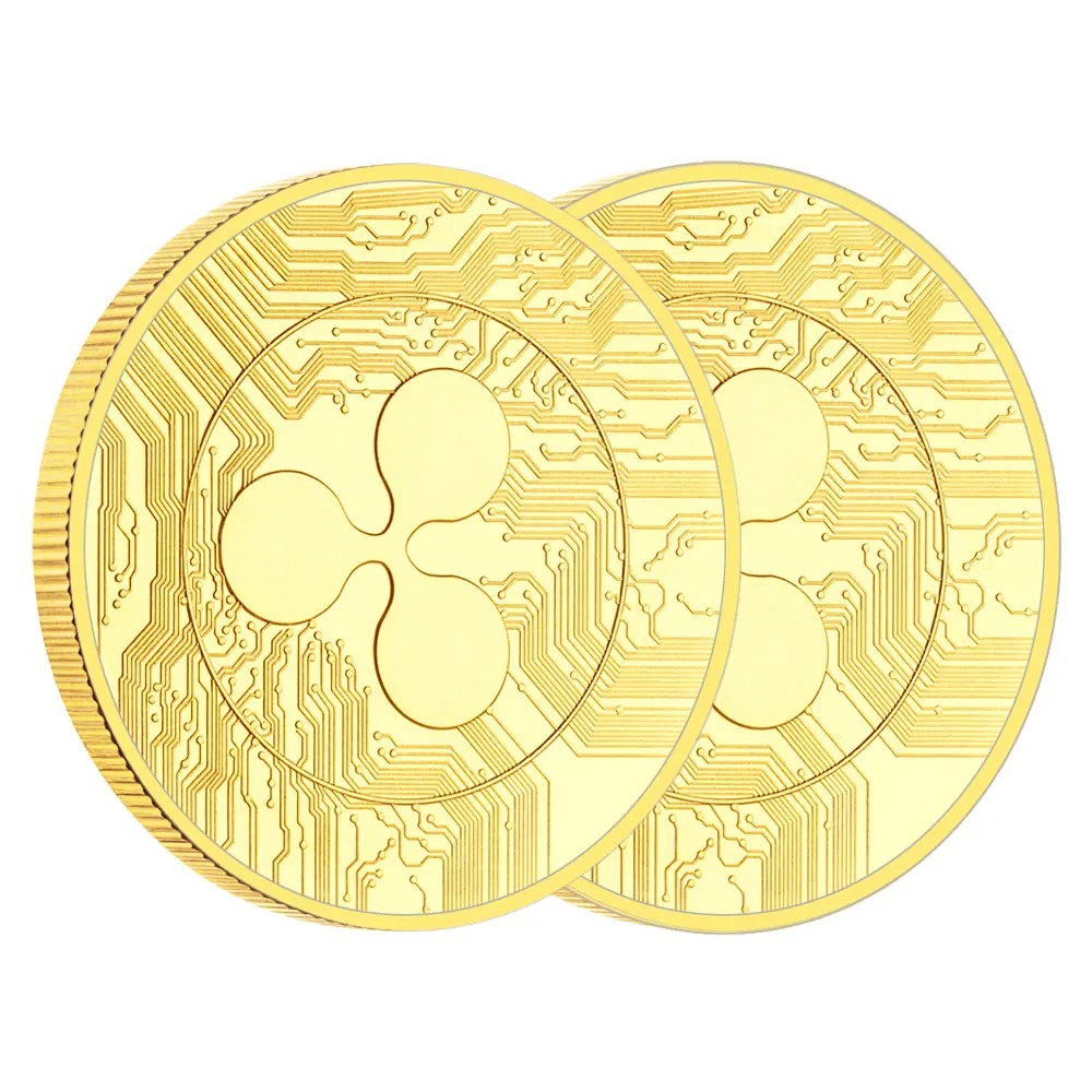 

Золотая/посеребренная памятная монета Ripple XRP