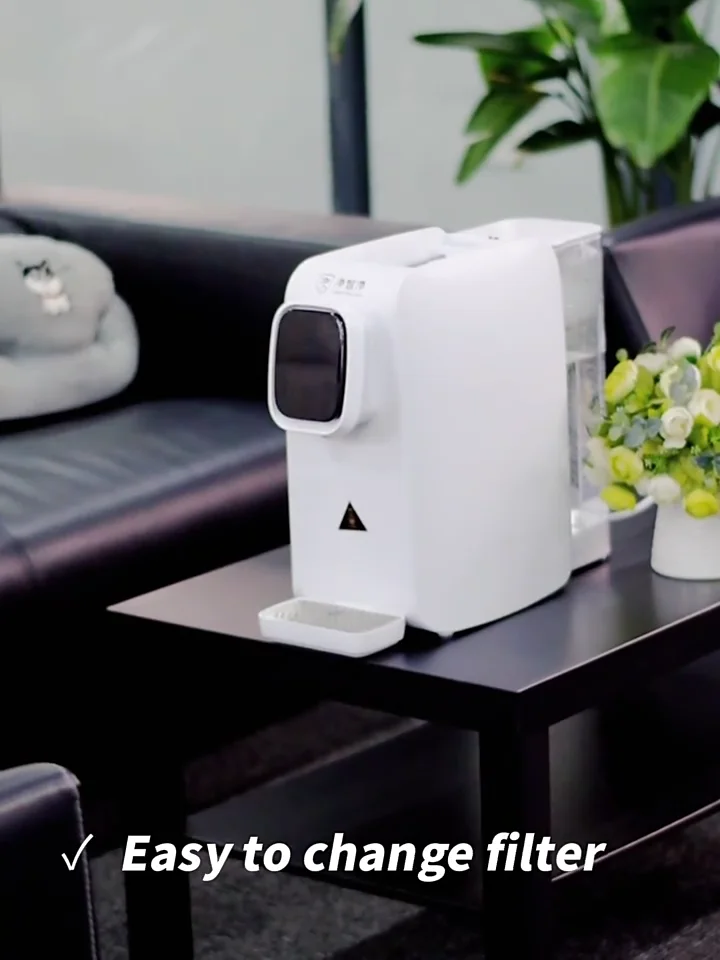 

Smart instant hot water tankless water dispenser and filter with RO system