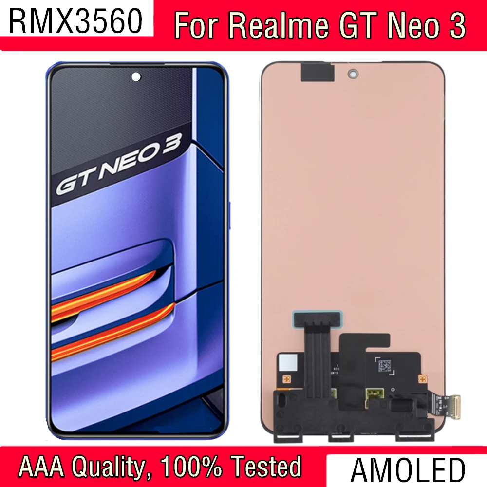 

ЖК-дисплей для Realme GT Neo 3 RMX3561, RMX3560