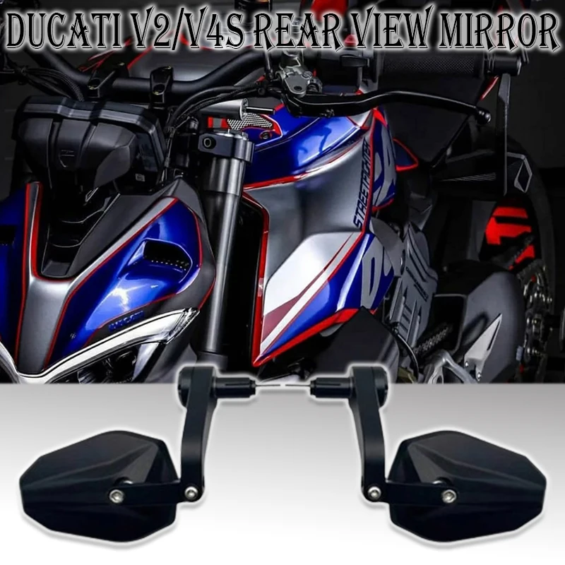 Мотоциклетное зеркало заднего вида для Ducati Multistrada V4 S Pikes Peak V2 950 1200 1260 Enduro левая и
