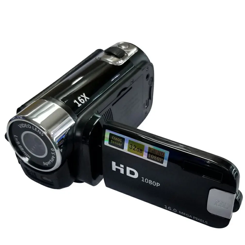 

1080P Vlog Camera Full HD 16 Million Pixel DV Camcorder Digital Video Camera Screen 16X Night Shoot Digital Zoom Dropshipping