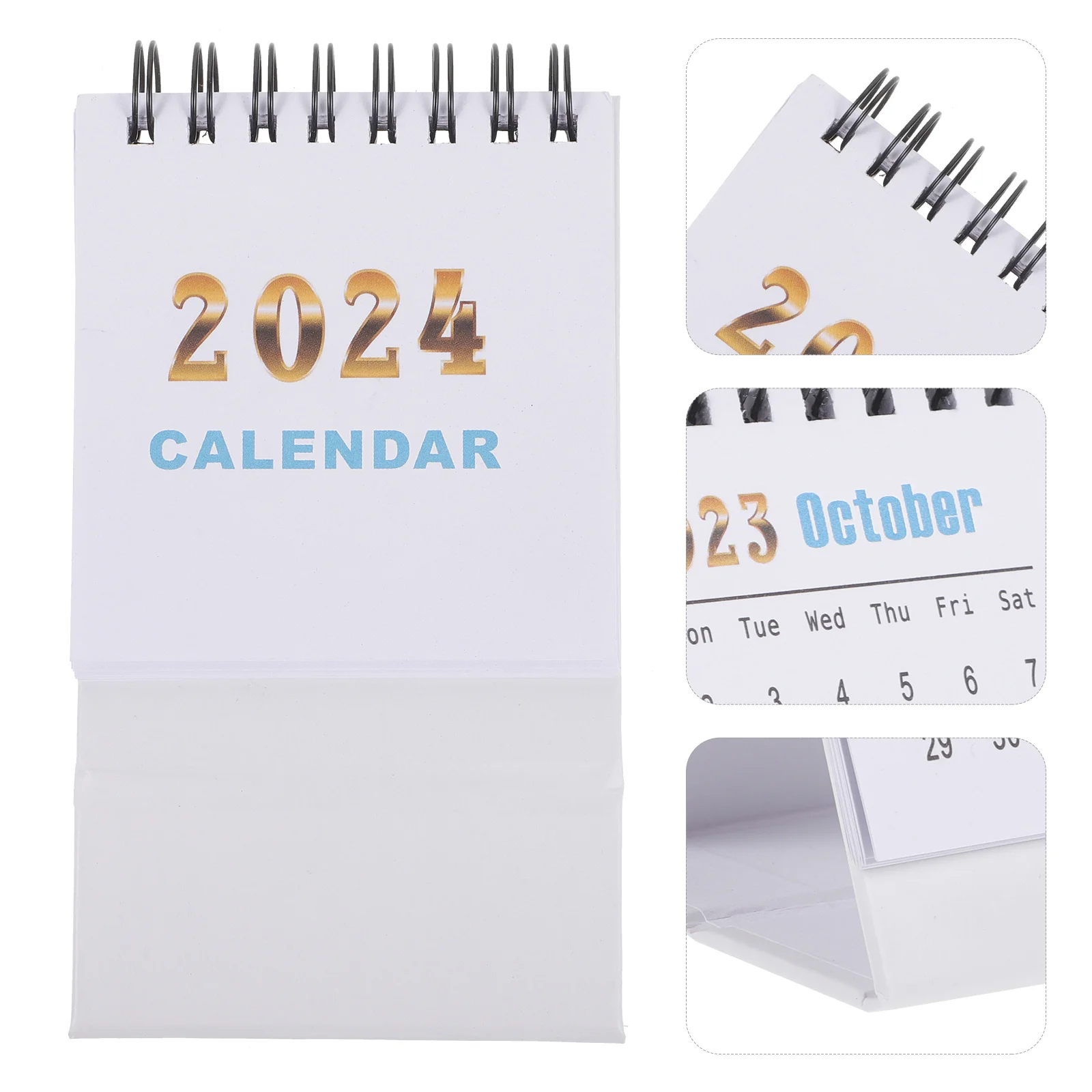 

Monthly Desk Calendar 2024 Mini Light House Decorations Home Convenient Desktop