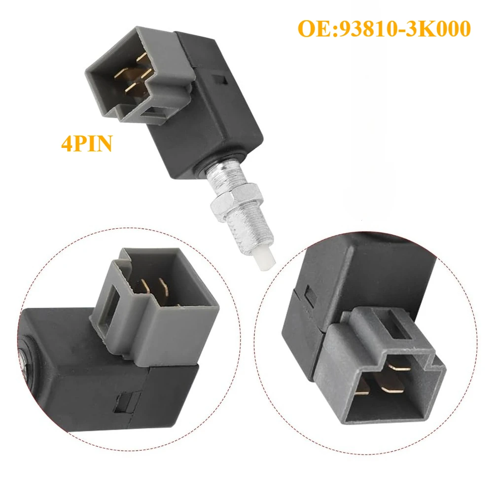 

93810-3K000 4-контактный датчик стоп-сигнала, новый для Hyundai Accent Santa Fe Sonata Tiburon Elantra Touring Genesis Azera Tucson