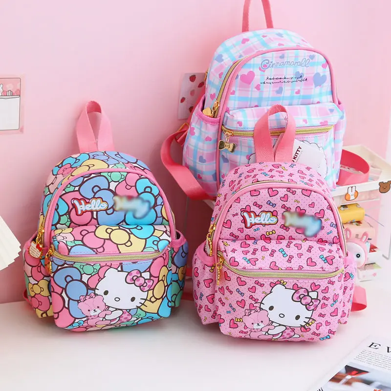 

Hello Kitty New Cartoon Cute Fashionable Children Small School Bags Girls Boys Kindergarten Small Backpack Mini Lightweight