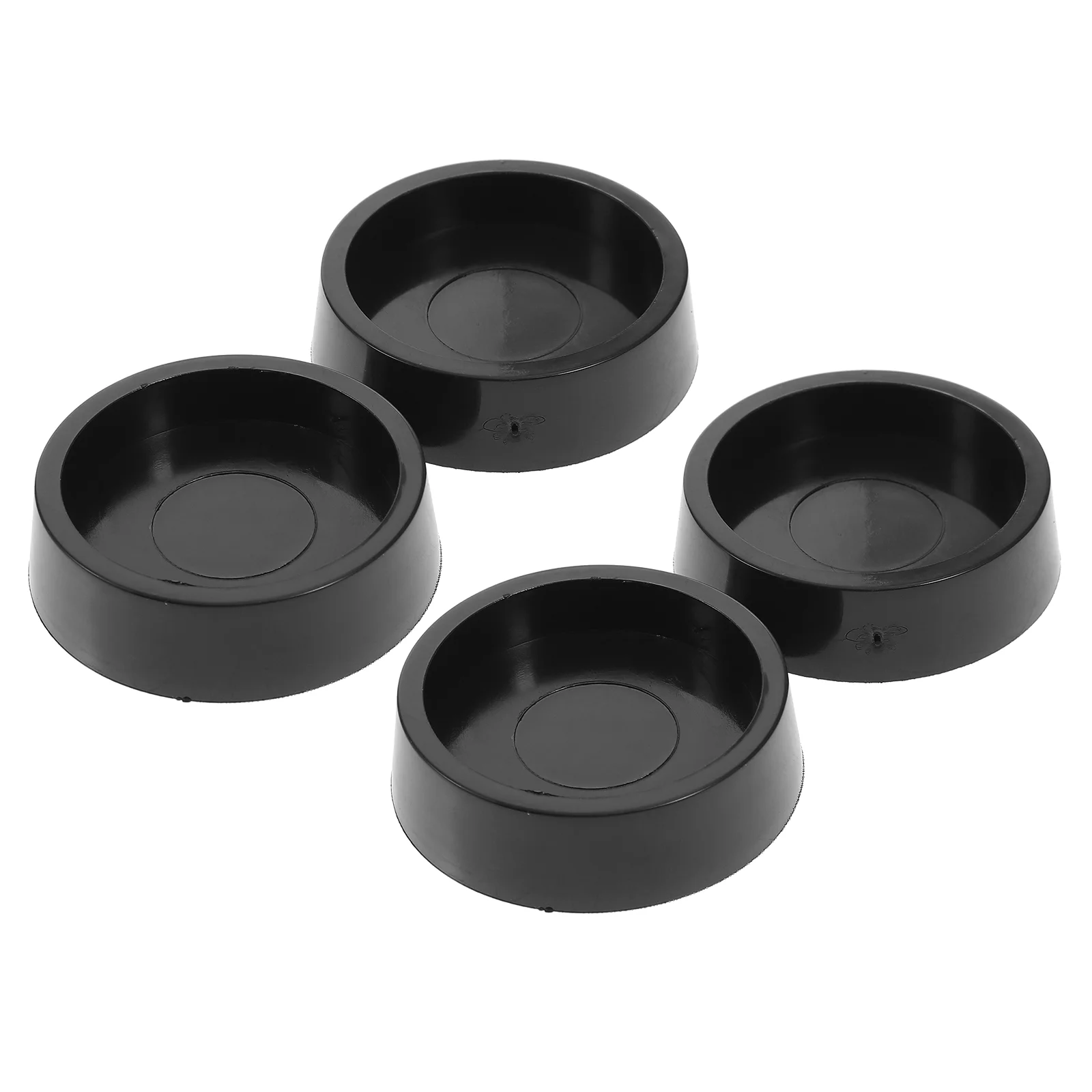 

4 Pcs Circle Rugs Anti- Foot Mat Coasters Carpet Furniture Round Rubber Cups Furniture Legs Bed Stopper Chair Wheel Stopper