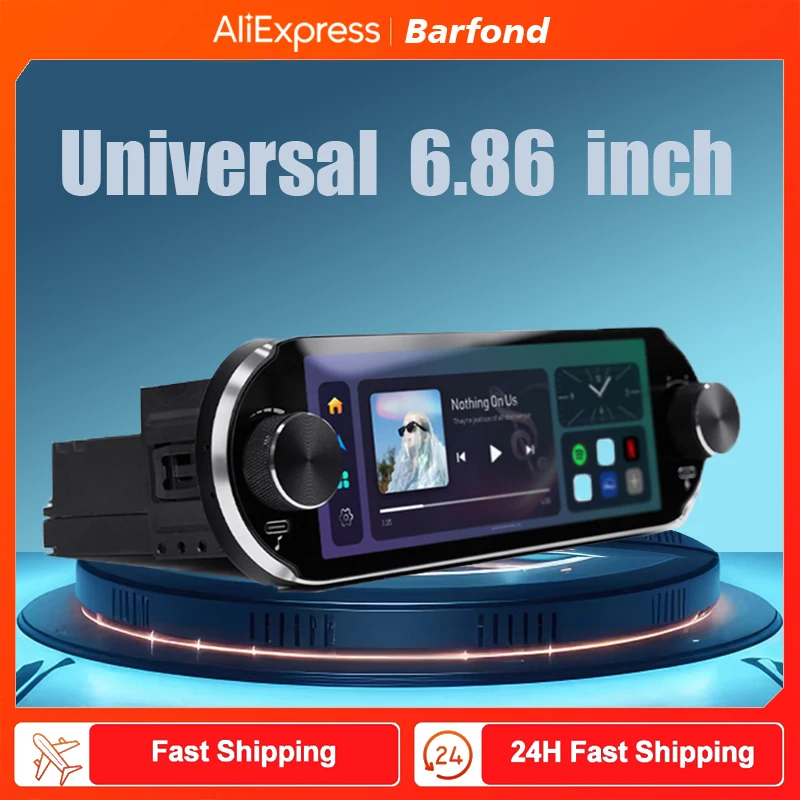 

Автомобильный радиоприемник 1 Din CLASSIC C1 MP5, универсальный 6,86 дюйма, Android, авто стерео мультимедийный видеоплеер, GPS-навигация, BT Carplay, IPS-экран