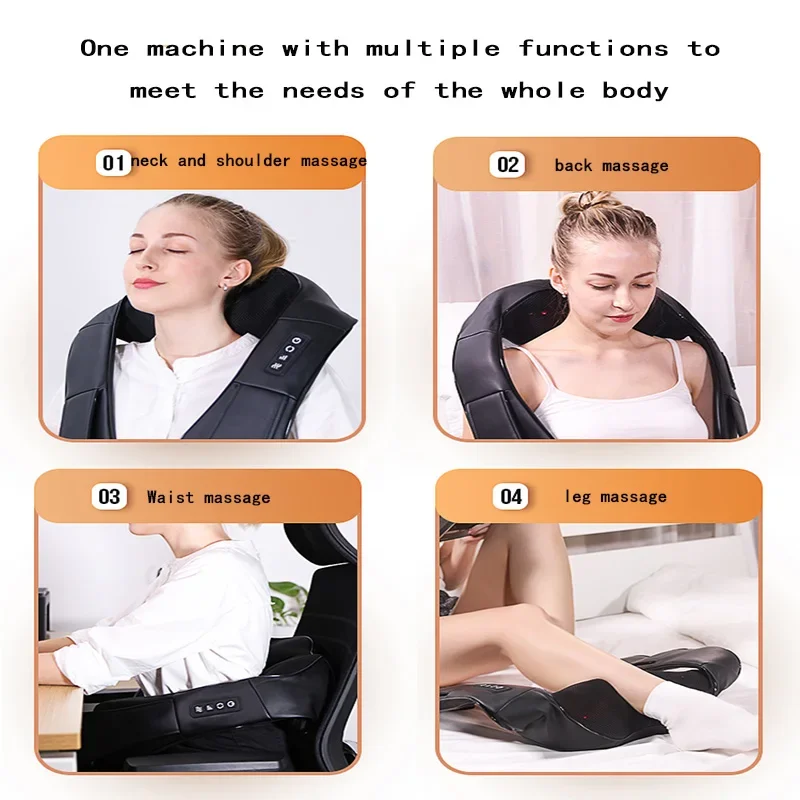 Массажер для шейного отдела позвоночника шеи спины талии плеч разминания шаль