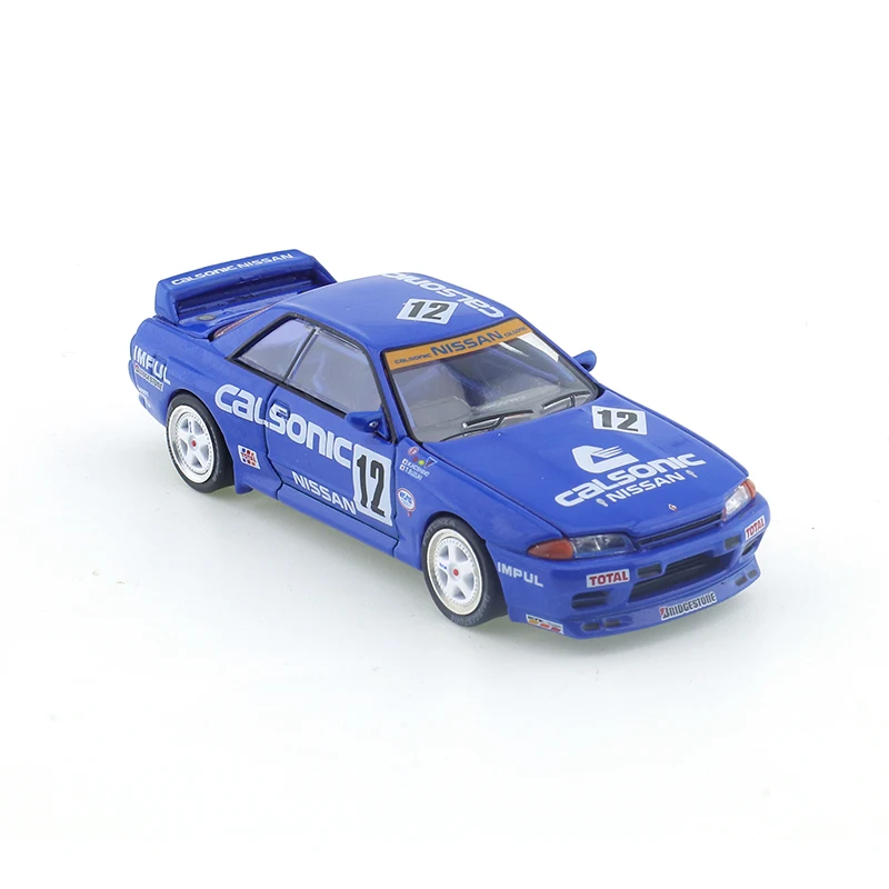 XCARTOYS POP RACE 1/64 SKYLINE GT-R R32CAL SONIC Автомобиль из сплава литая под давлением
