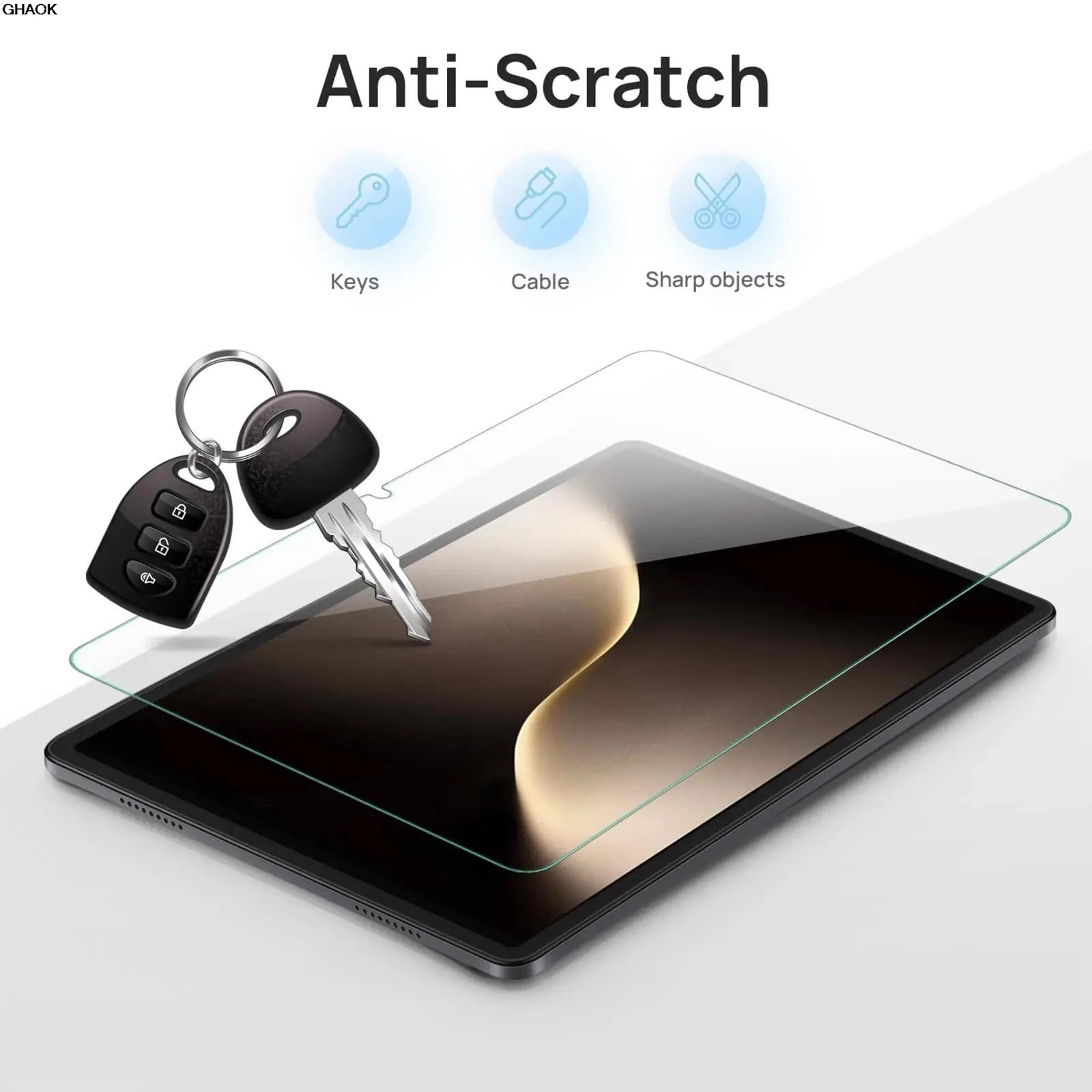 Фото Защитная пленка из закаленного стекла для Huawei Honor MagicPad 4 2026, 12,3 дюйма, защита от царапин, без пузырьков, 3 шт. №3