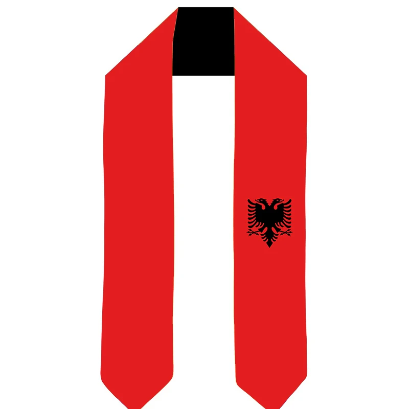 

Little Painter Graduation Stole Albania Country Flag Sash for Adults Students 72" in 60" 66" Length