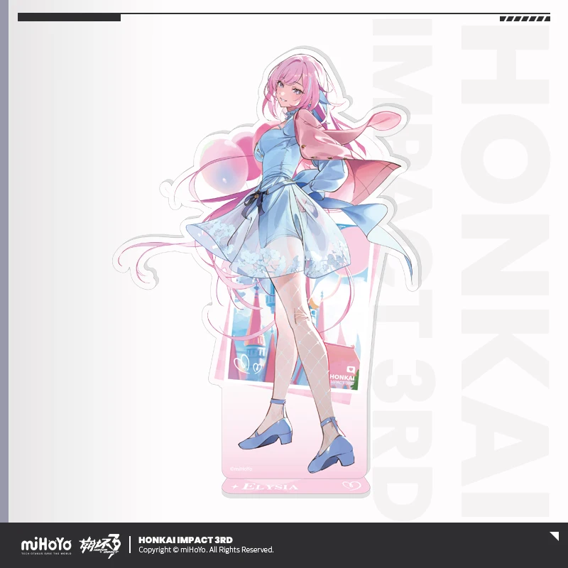 

Модель Honkai Impact 3, Elysia Kiana Kaslana, аниме, периферийная акриловая подставка, фигурка, украшение для стола, коллекция аниме