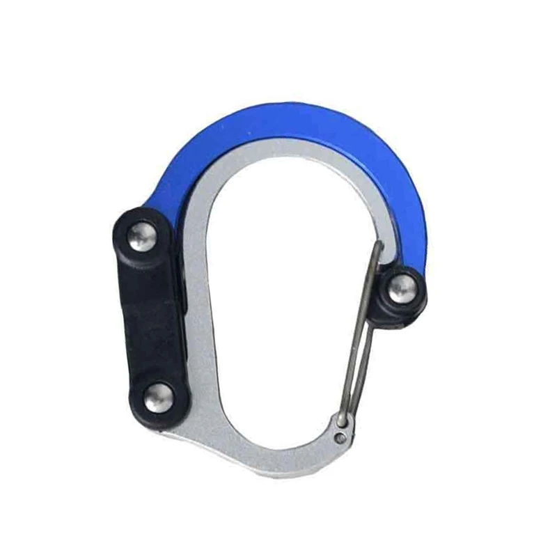 

360 Degree Rotatable Aluminum Alloy Carabiner Hammock Swivel Clip Hook Hiking
