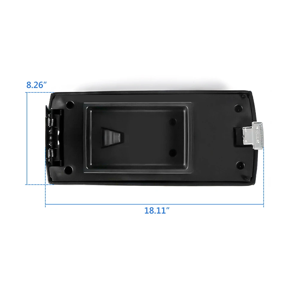 Черный подлокотник крышка центральной консоли для Ford Flex 2013-2017 автоаксессуары