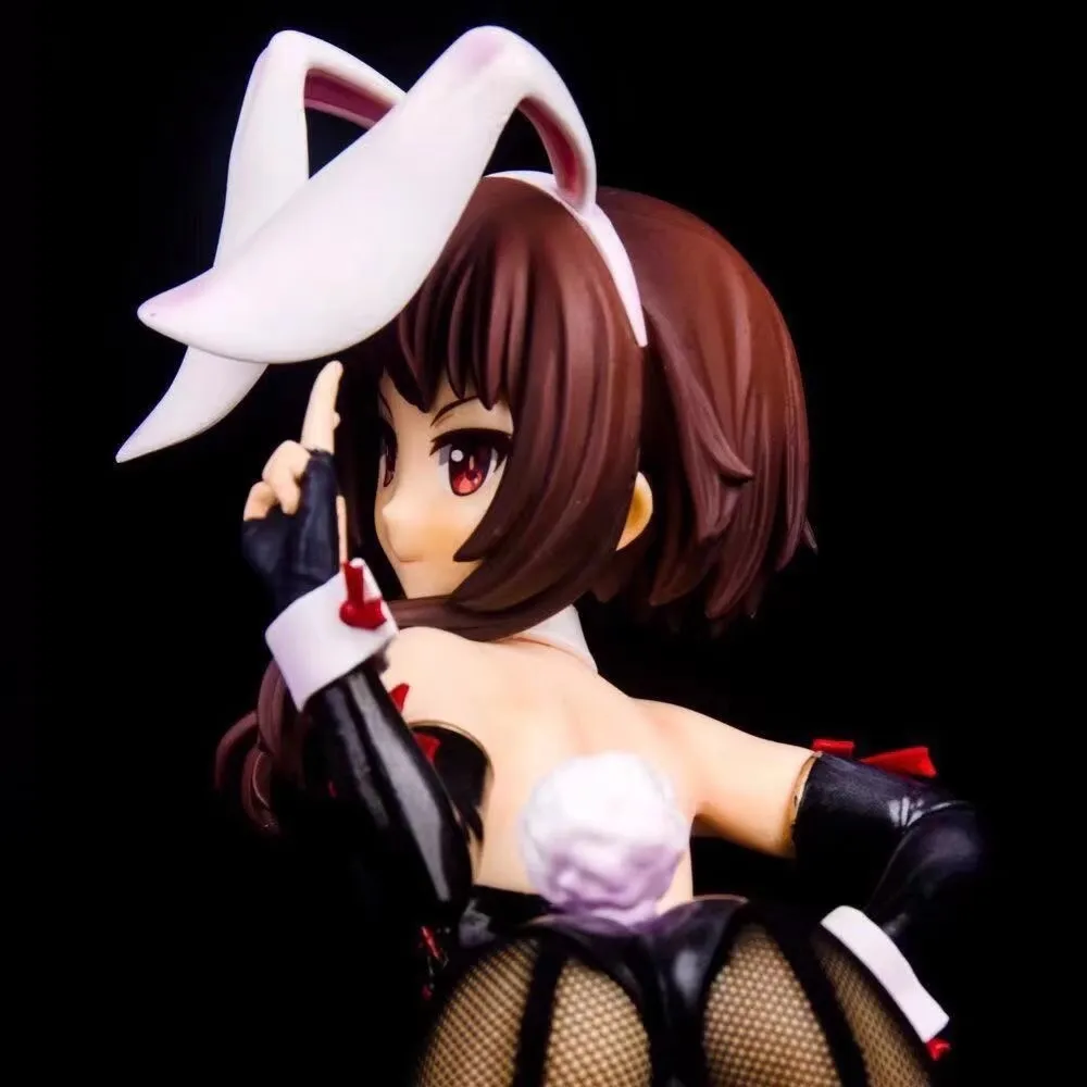 33 см Konosuba Megumin аниме фигурка кролика фигурки девушки 1/4 модель ПВХ статуя
