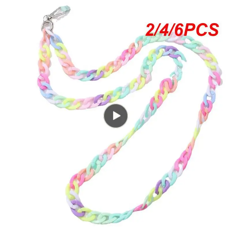 

2/4/6PCS High Quality Cell Phone Pendant Lanyard Portable Lightweight Mobile Phone Chain Metal Phone Case Lanyard Mobile Strap