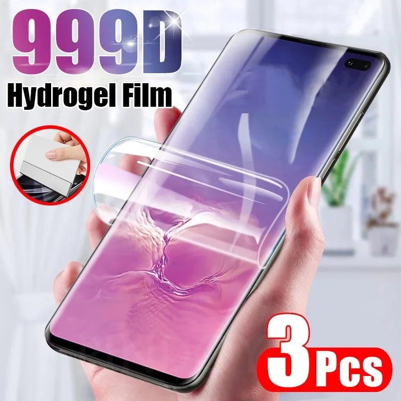 

3PCS Protective Hydrogel Film for Samsung A10 A10s A10e Screen Protector for Samsung Galaxy A10 A10e A10s (Not ) Glass