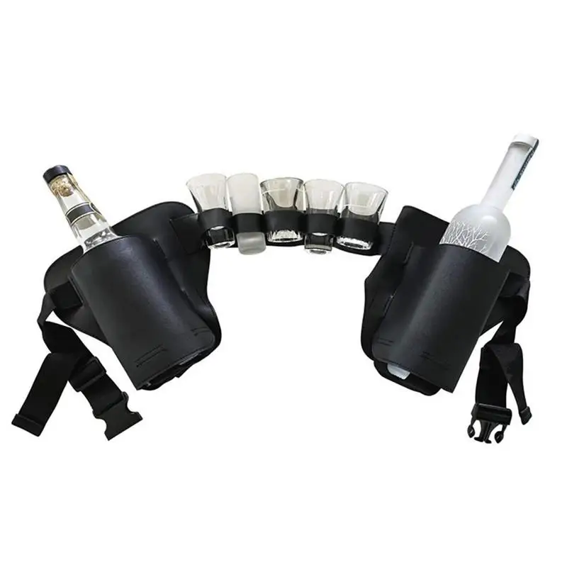 Holder Belt Beer Holster With Adjustable Waist Strap Money H