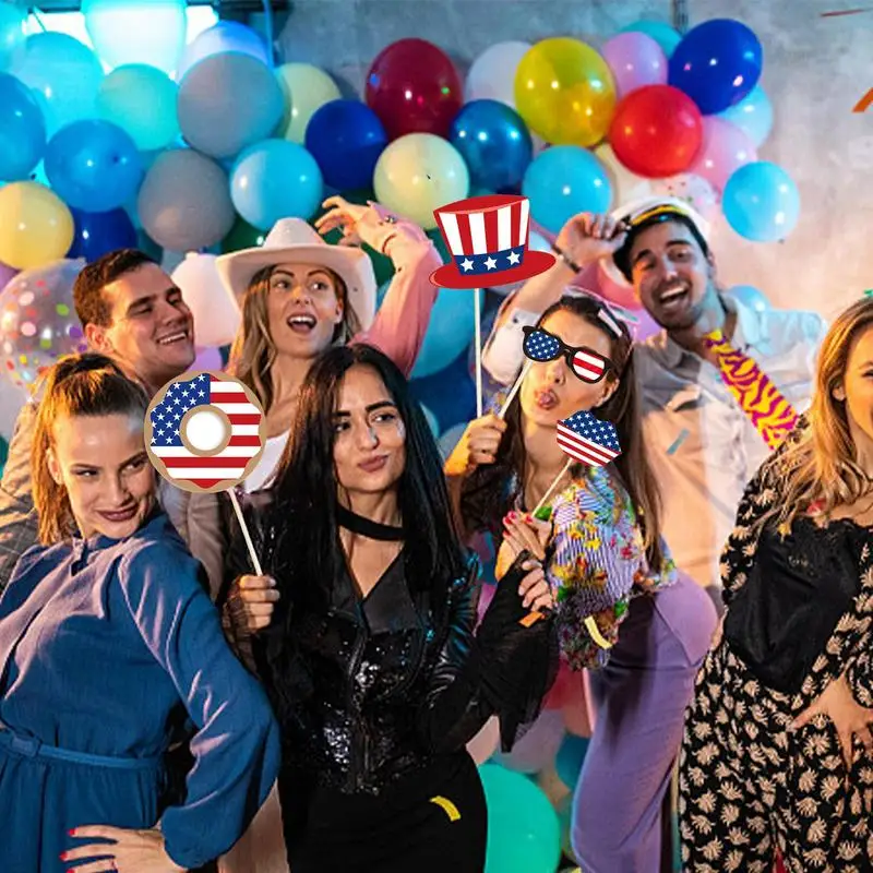Реквизит для фотосессии ко Дню независимости Америки 21 шт./компл. бумажная