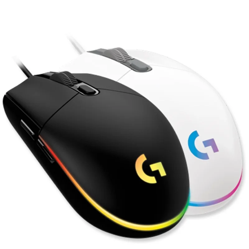 

2022 Original Logitech G102 LIGHTSYNC/PRODIGY G203 Gaming Mouse Optical 8000DPI 16.8M Color Customizing 6 Buttons Wired White