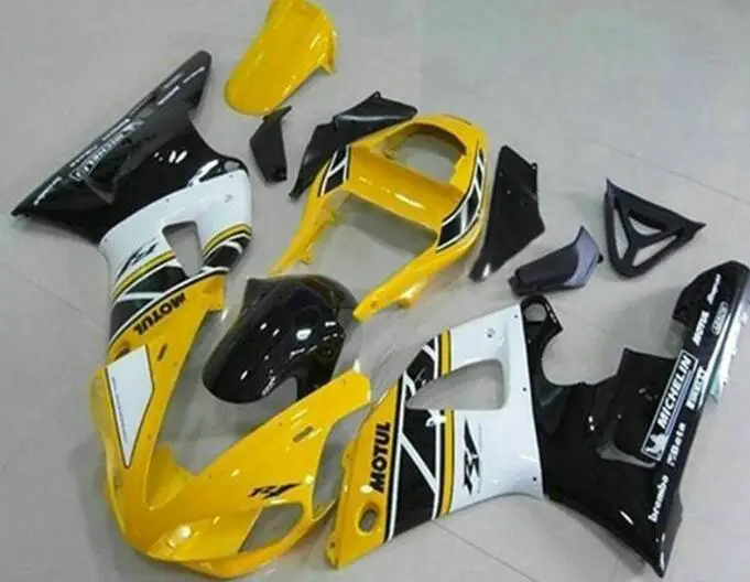 

New ABS Motorcycle bike Fairings Kit Fit for YAMAHA YZF- R1 2000 2001 00 01 Bodywork set Black Blue White