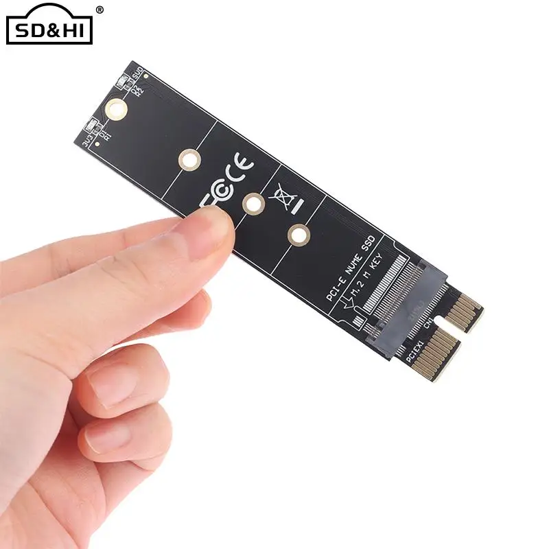 

Адаптер PCIE-M2 NVMe SSD M2 PCIE X1 Raiser PCI-E PCI M Соединитель в форме ключа поддерживает 2230 2242 2260 2280 M.2 SSD полную скорость
