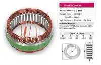 

10297 for STATOR type 24V 50A MITS YM CANTER