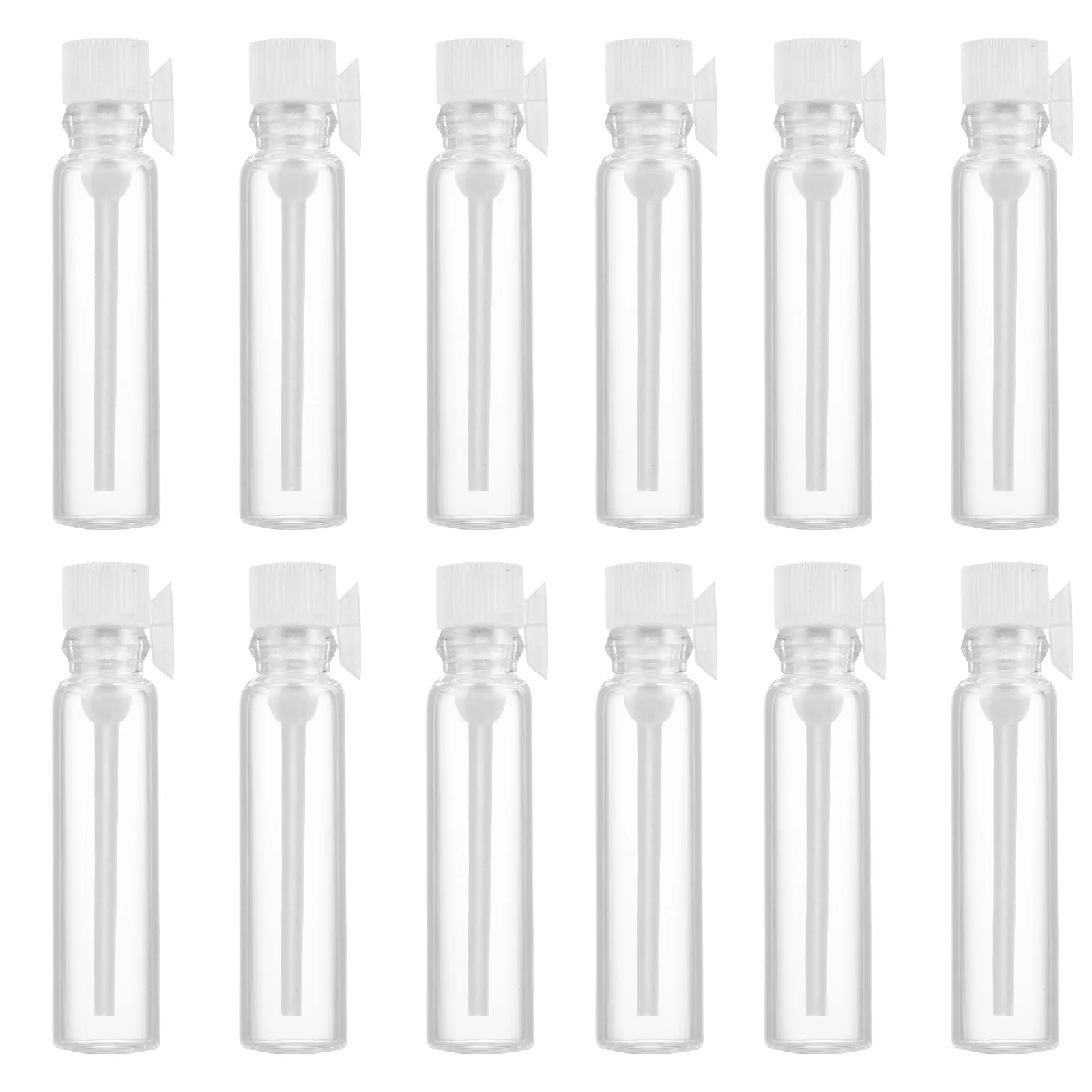 

50pcs 1ml Sample Glass Bottle Oil Perfume Bottle with Dropper Perfume Container
