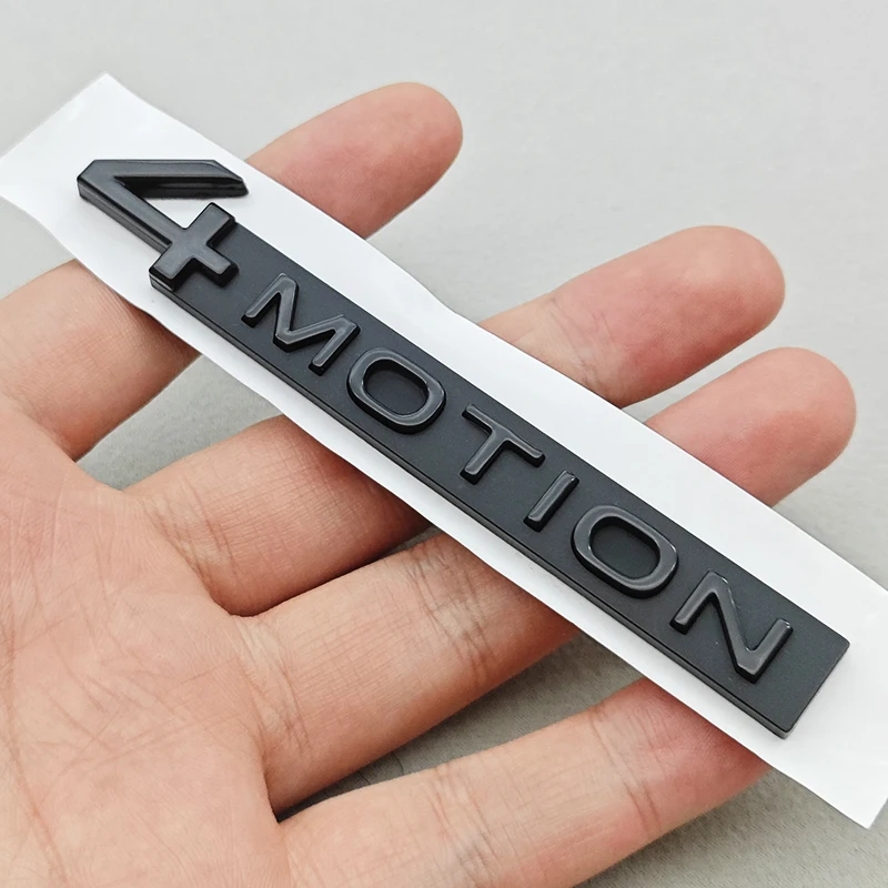 

3D-эмблема 4 MOTION Из АБС-пластика Для Багажника Volkswagen VW Polo Golf R GTI Passat B8 Tiguan, Наклейки-логотипы