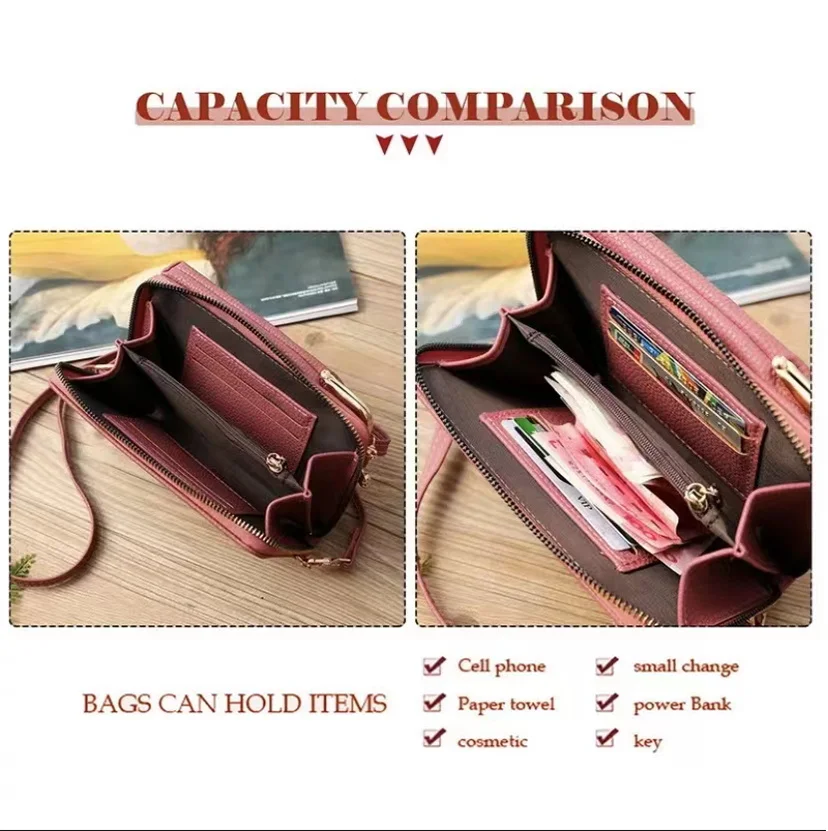 Women's Crossbody Bag Pu Leather Mini Shoulder Messenger Bags Ladies Phone Purse Card Pack Samurai Print Small Wallets for Girls