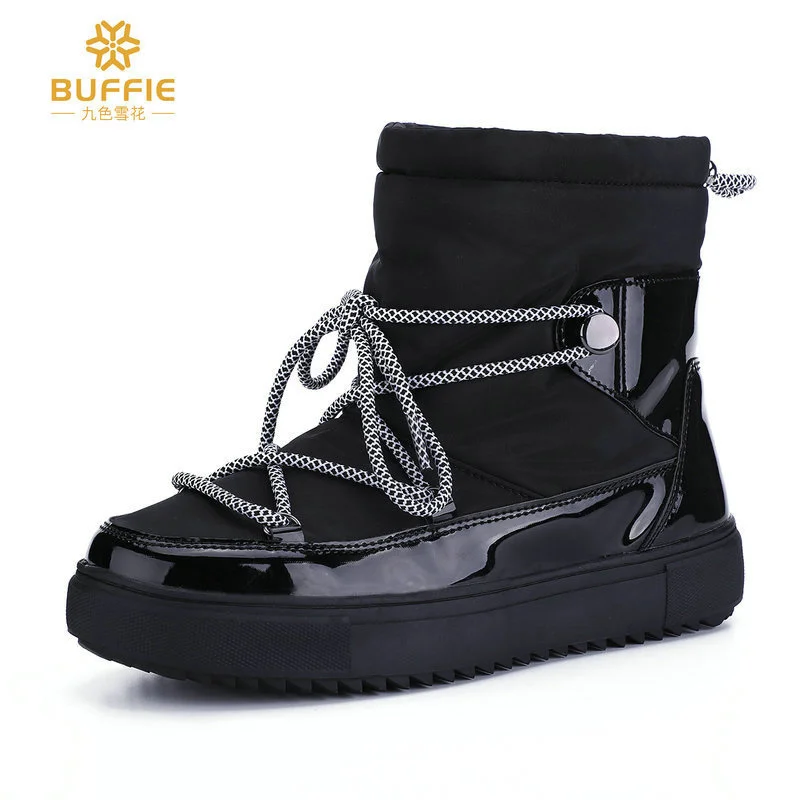 

2022 Women's Boots Winter Warm Antiskid Thicken Plush Moon Boots Waterproof Thick Platform Space Boots Cold resistance - 30 ℃