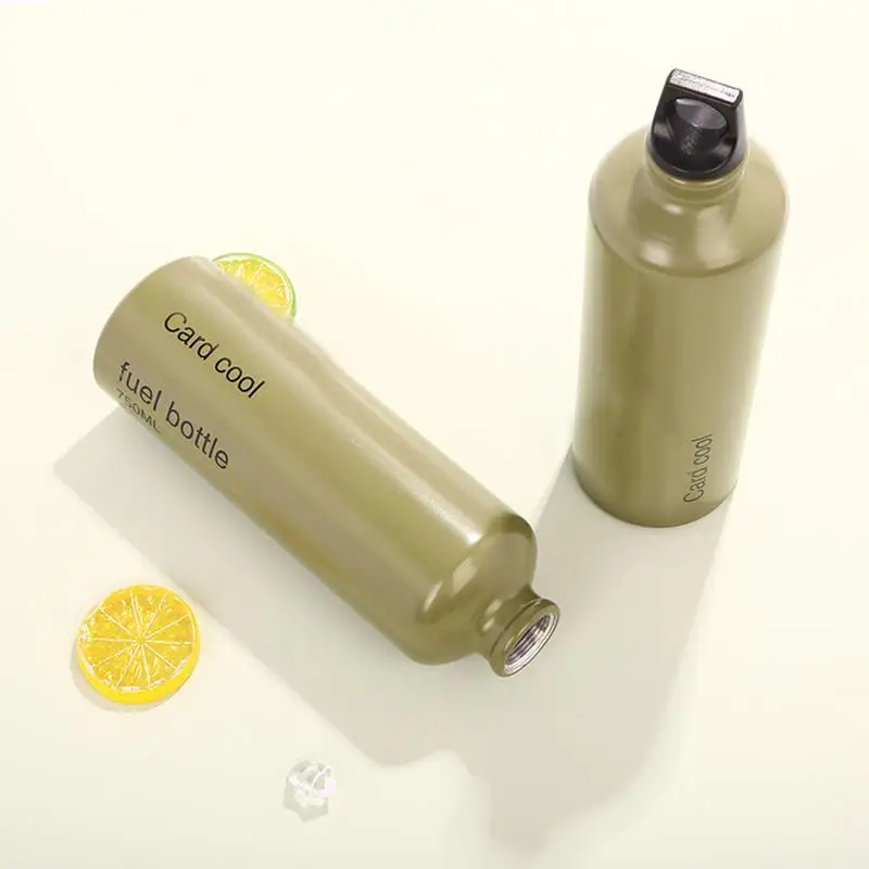 Бутылка для топлива на открытом воздухе 750 мл металлический контейнер жидких