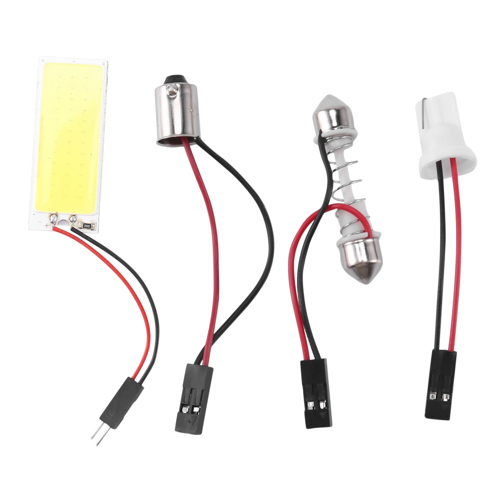 T10 501 W5W BA9S фотоэлемент 36 COB адаптер панель 12 В постоянного тока чистый белый