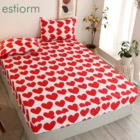 cute elastic fitted sheets reactive prined single twin double full queen size boy girl bedding children kid bed mattress cover