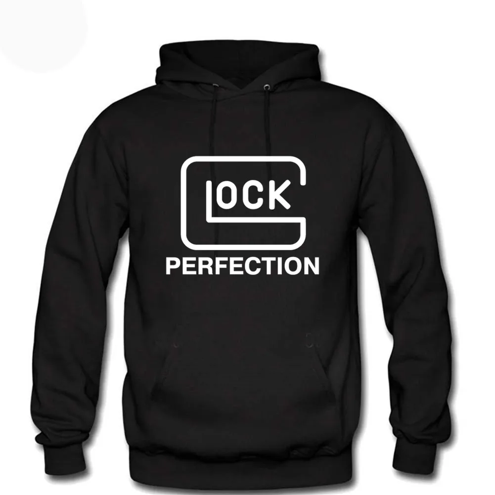 Glock Perfection Shooting Hoodie Unisex style Crewneck Sweatshirt Mens Hoodies Tracksuit Warm Fleece Clothes Sweat Homme