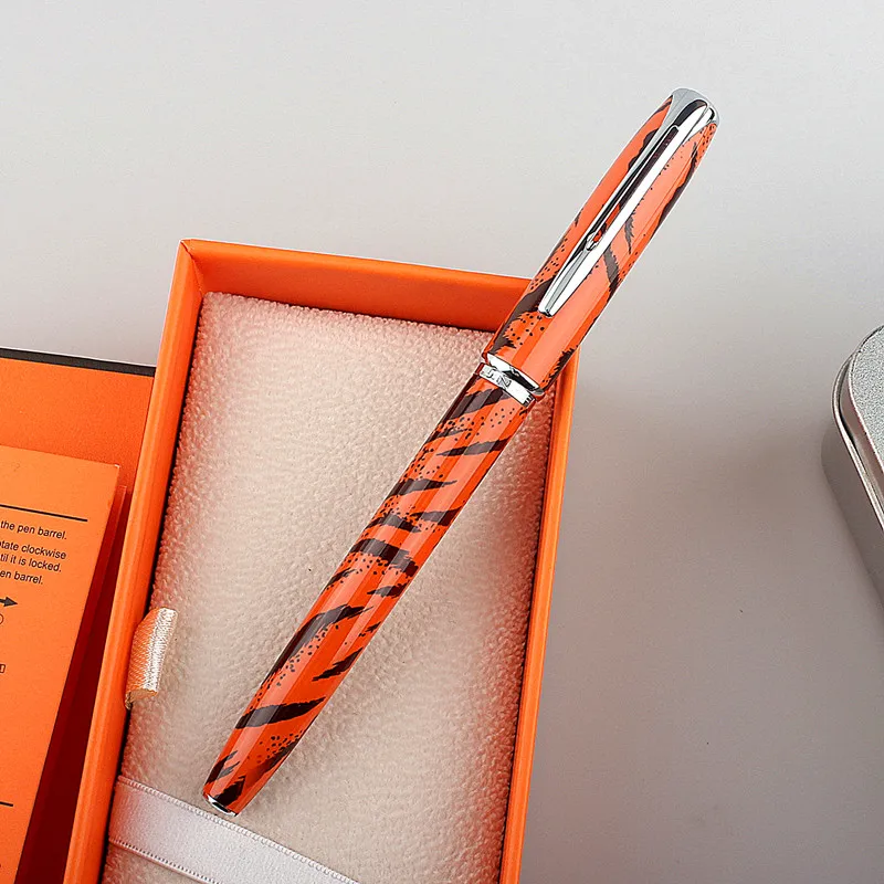 

Metal Financial Pointed Fountain Pen 0.5mm/0.38mm Shining Jinhao School Office Business Writing Ink Pen Gift Stationery