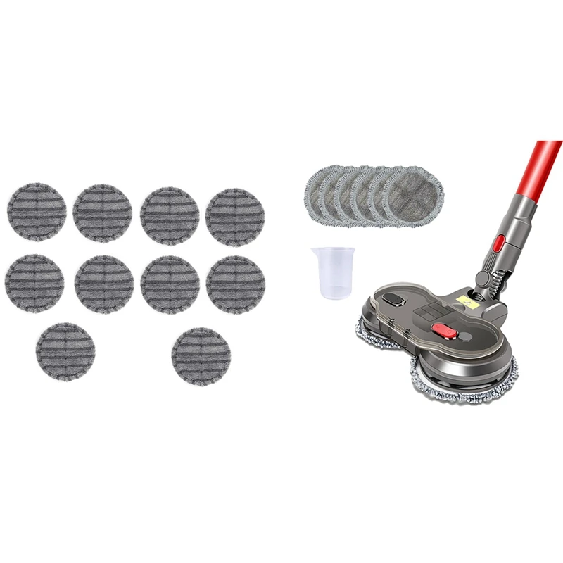 

Электрическая головка для влажной и сухой уборки, запчасти с насадкой из сверхтонкого волокна, тряпка для швабры, тряпка для Dyson V7 V8 V10 V11