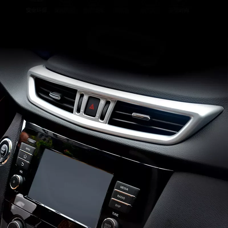 

Car Dashboard Outlet Regulator Decorative Frame Cover Trims For Nissan Qashqai J11 X-trail X Trail T32 2014-2020 Accessories