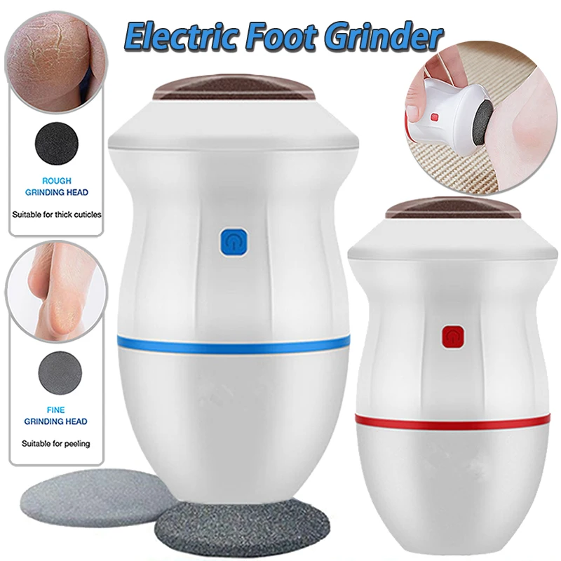 

2In1 Electric Foot Grinder Exfoliate Calluses Dual-Speed Remover Dry Skin Exfoliating Foot File Grinder Electric Pedicure Tools