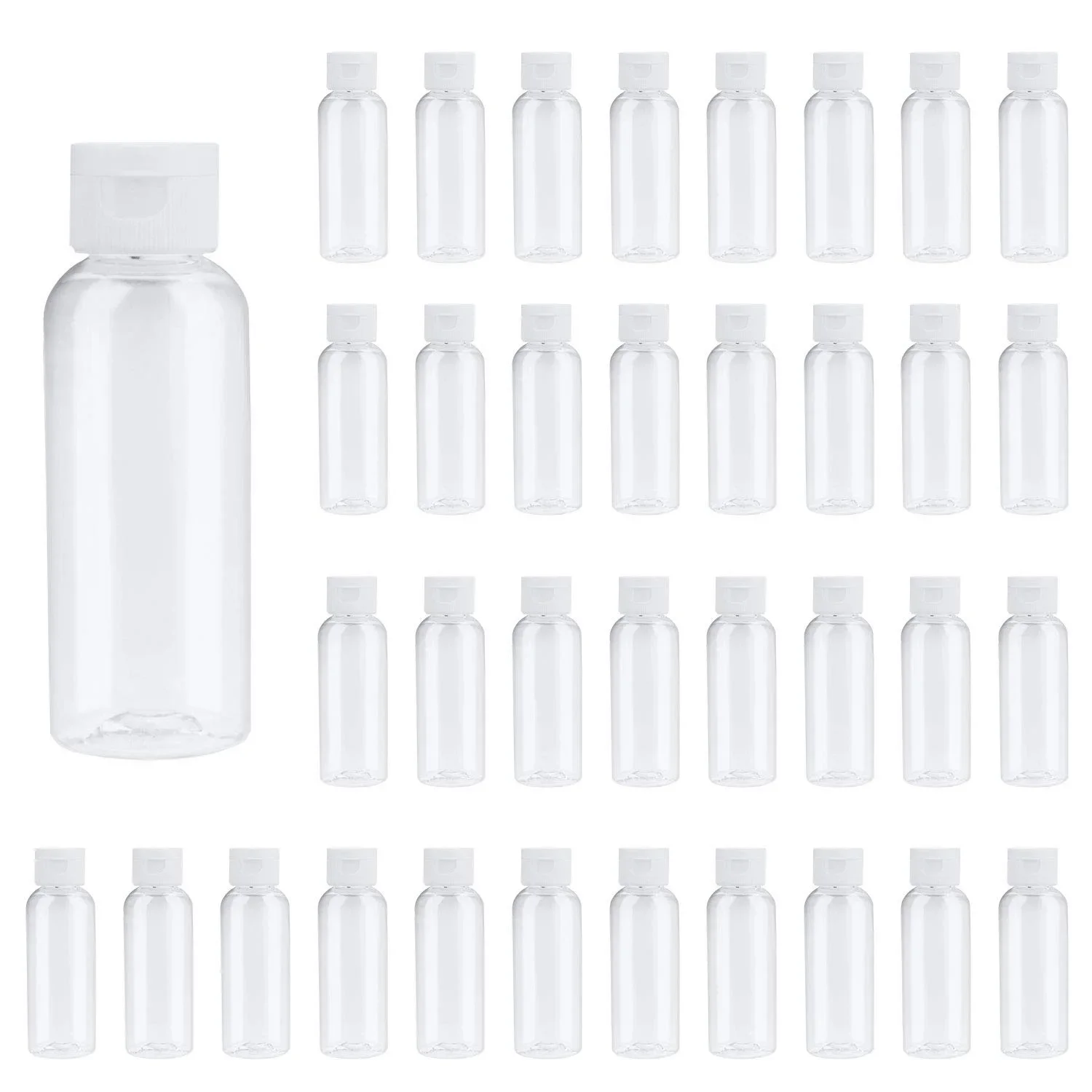 Дорожная портативная пустая пластиковая бутылка с откидной крышкой 400 шт.