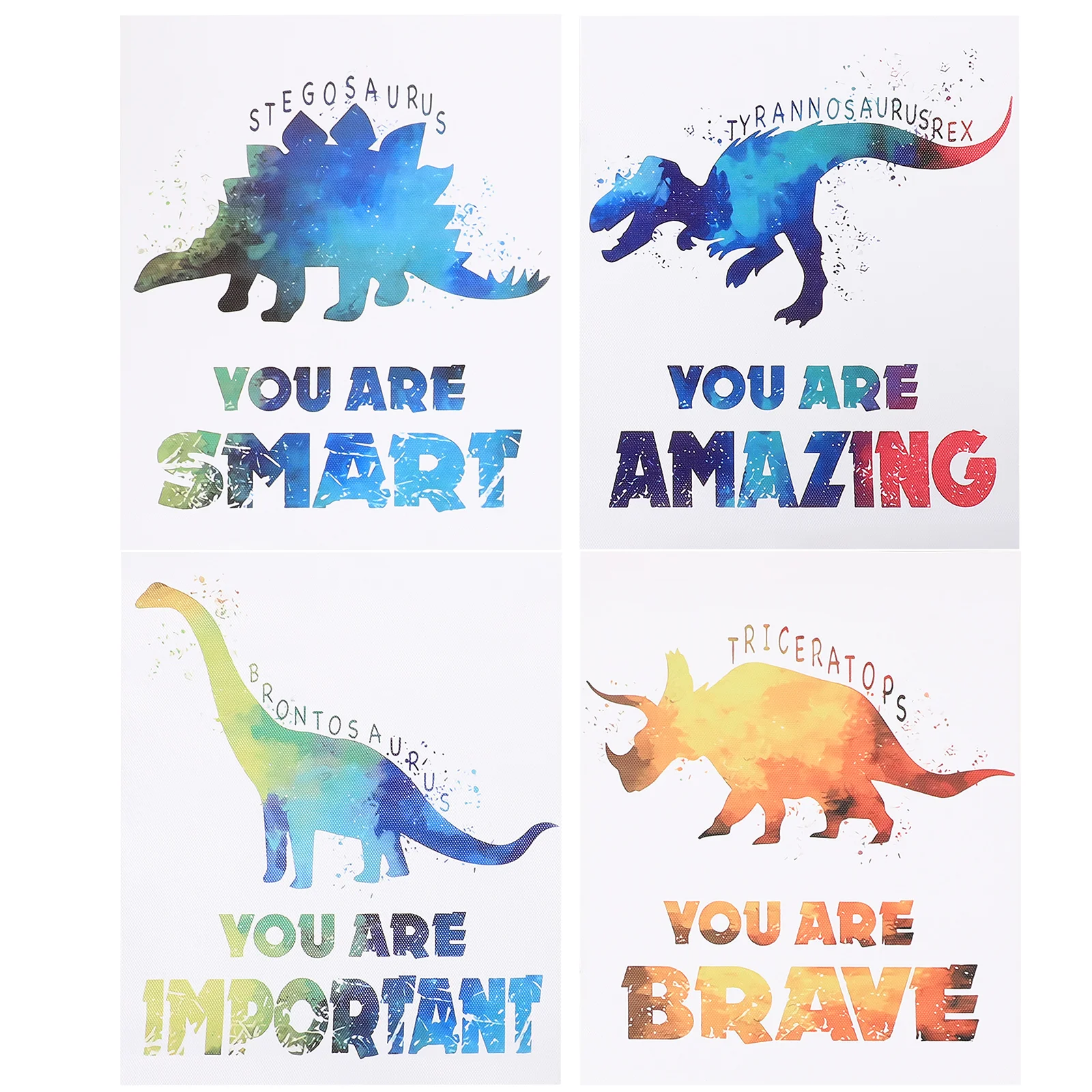 

Wall Pictures Canvas Nurseryunframed Posters Motivational Decor Painting Poster Watercolor